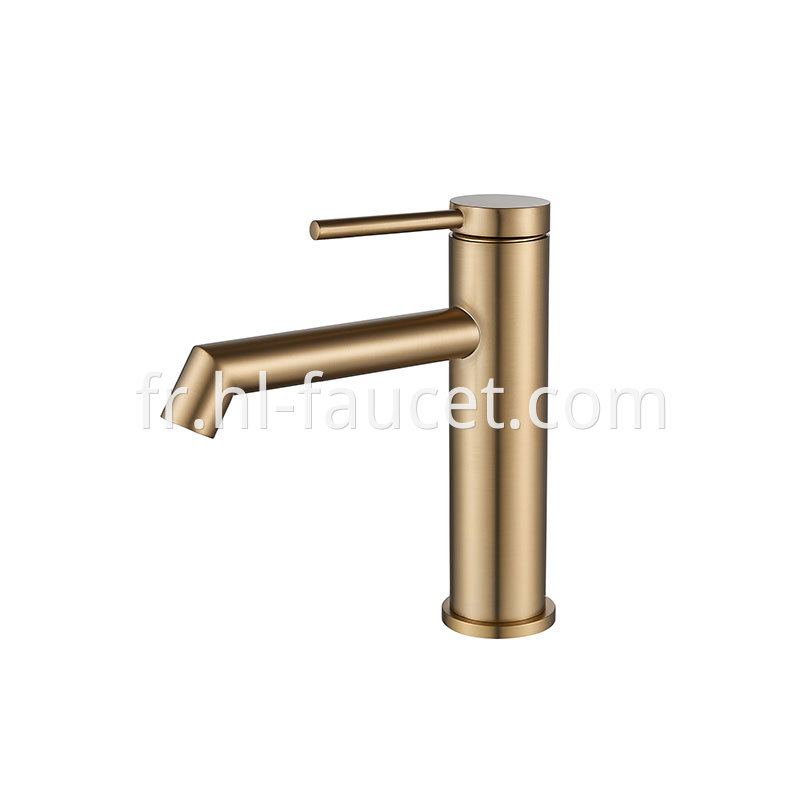 Brushed Gold Bathroom Taps